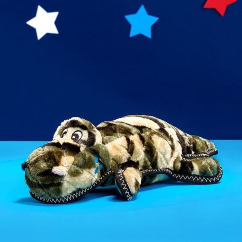 [10% OFF] ZippyPaws Z-Stitch Grunterz Camron the Camo Gator Dog Toy