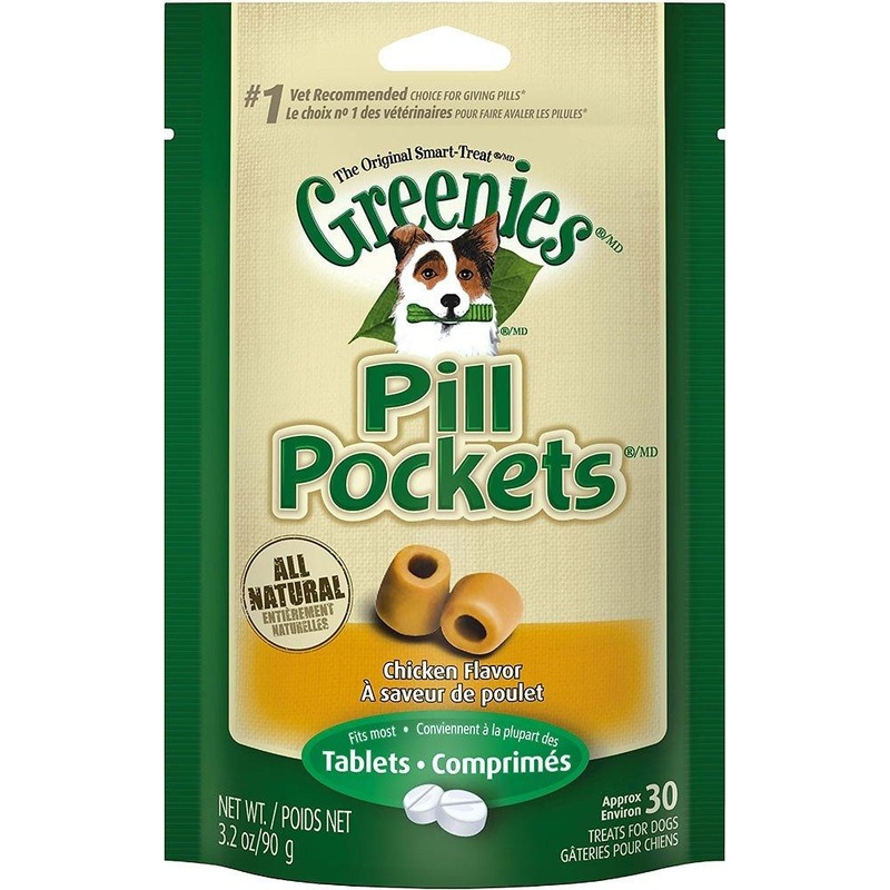 Greenies Pill Pockets Canine Chicken Flavor Dog Treats (For tablets: 3.2-oz, 30 count)