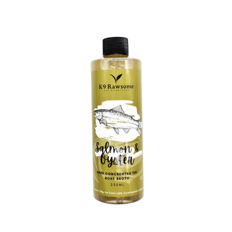 K9 Rawsome Oyster & Salmon Bone Broth 250ml