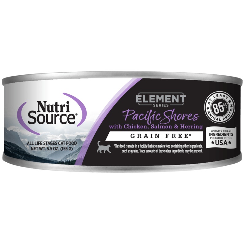 NutriSource Element Series Pacific Shores Grain Free Canned Cat Food