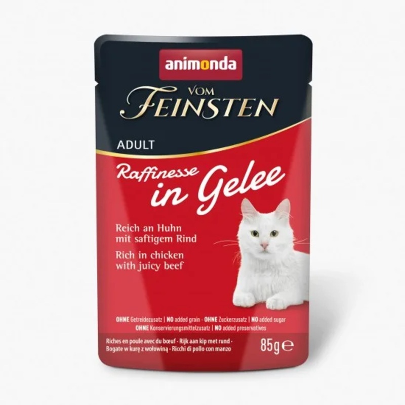 ANIMONDA Vom Feinsten Raffinesse adult rich in chicken with juicy beef 85g