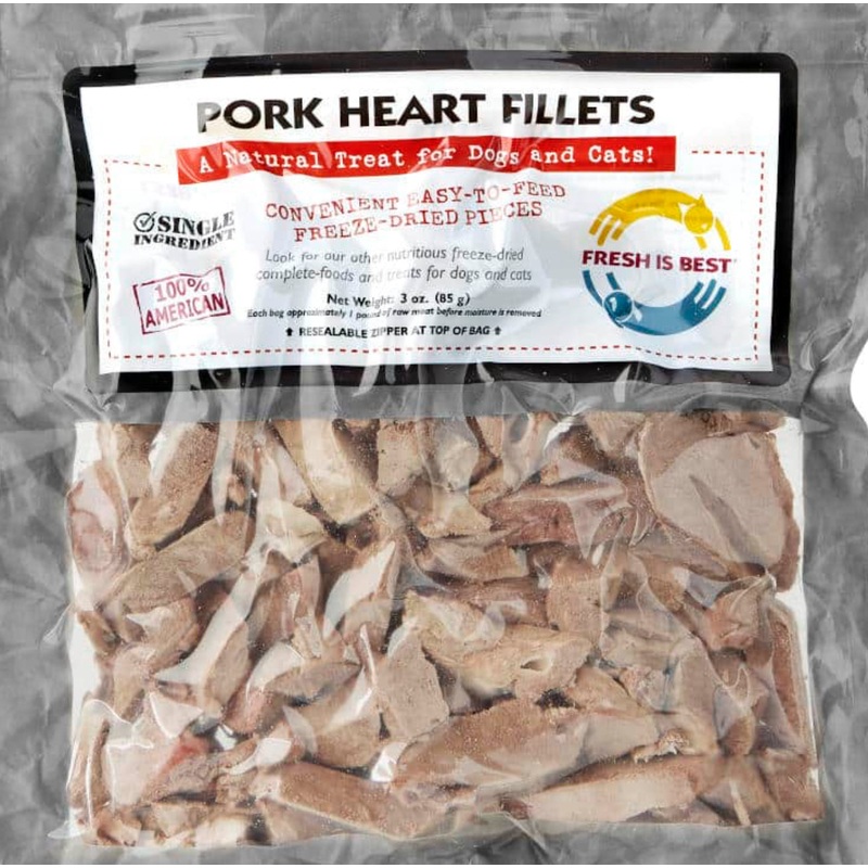 FIB Freeze-Dried Pork Heart Fillets 85g