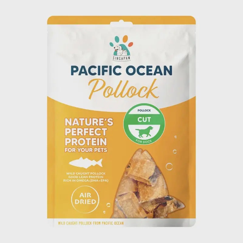 Singapaw Pacific Ocean Pollock Cut Air-Dried Dog Treats 70g