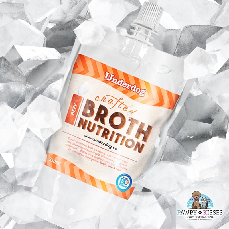 Underdog Frozen Beef Bone Broth For Dogs 350ml