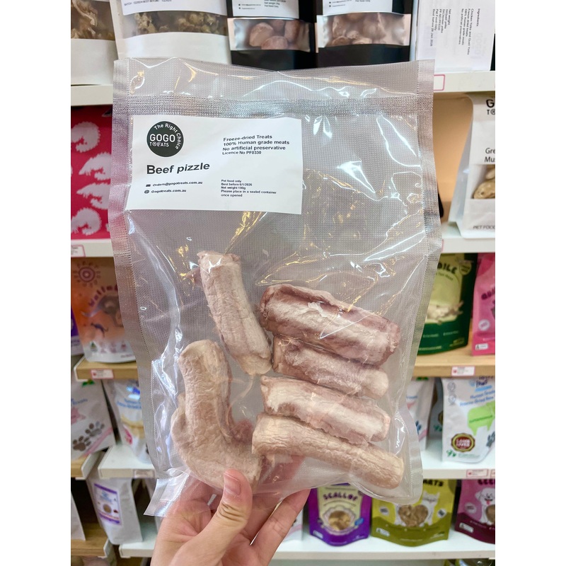 GoGoTreats Freeze-Dried Beef Pizzle Large 100g