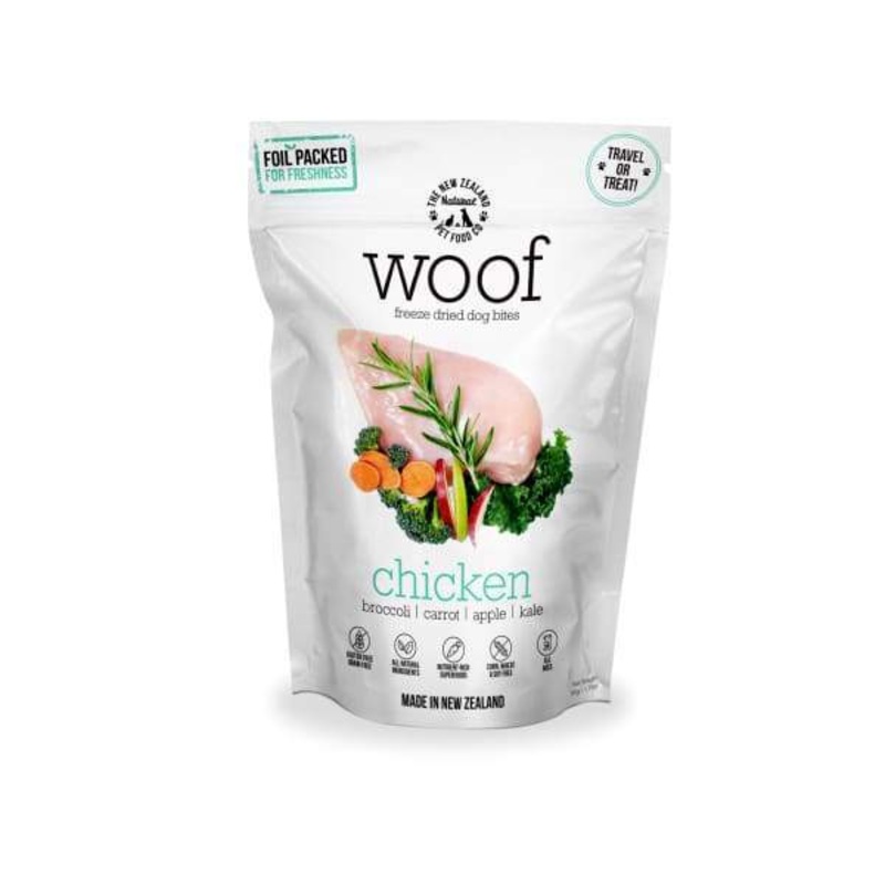 WOOF Chicken Freeze-Dried Raw Dog Food (2 Sizes)