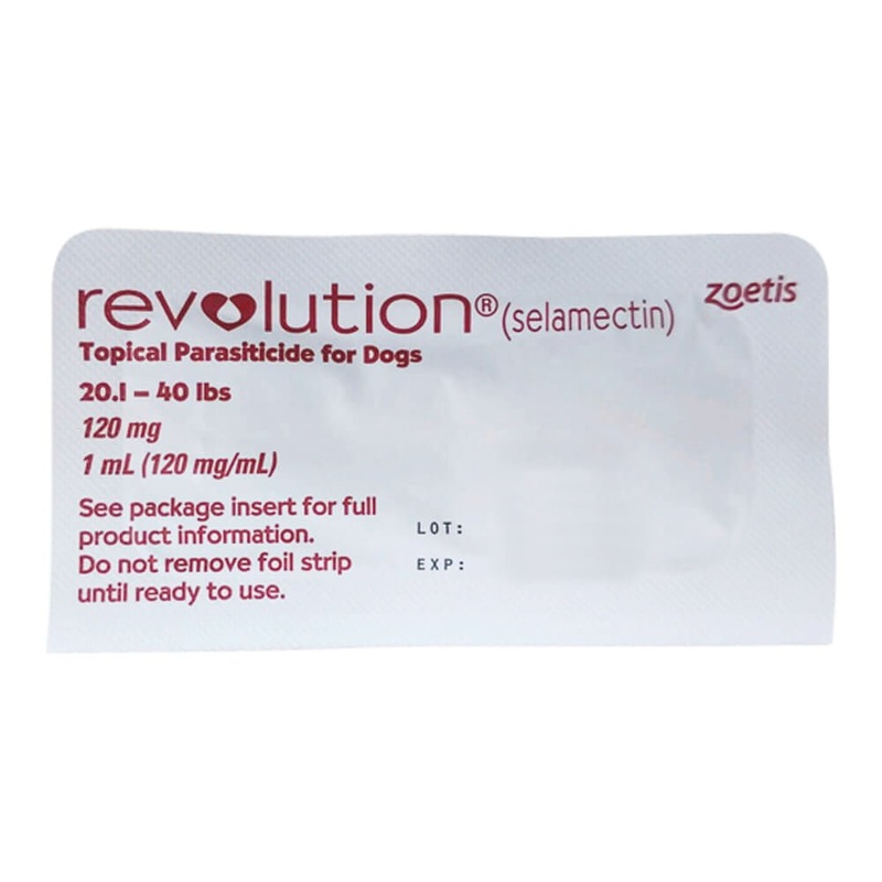 Rx Revolution canine 20.1-40lbs x 1 month