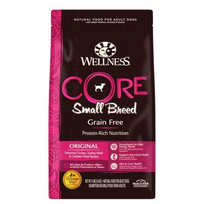[20% OFF] Wellness Core Small Breed Grain-free Original Dry Dog Food (2 Sizes)