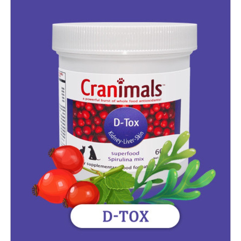 Cranimals D-Tox Supplement 60g