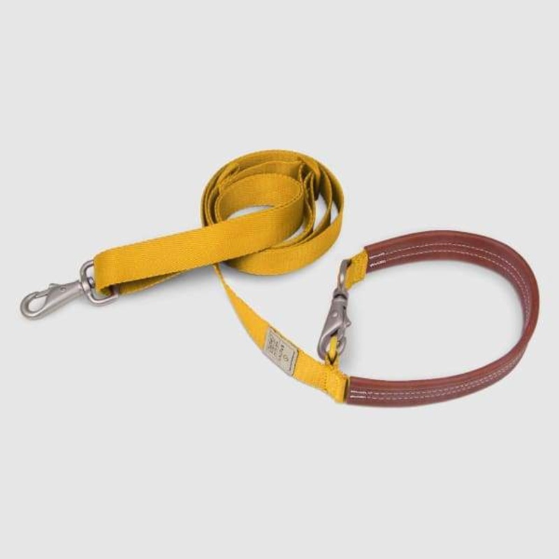 Sputnik Multi-Function Yellow Dog Leash (2 Sizes)