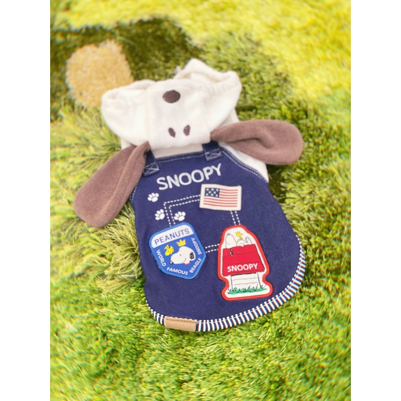 Snoopy Denim Patch Thermo Balance Hoodie