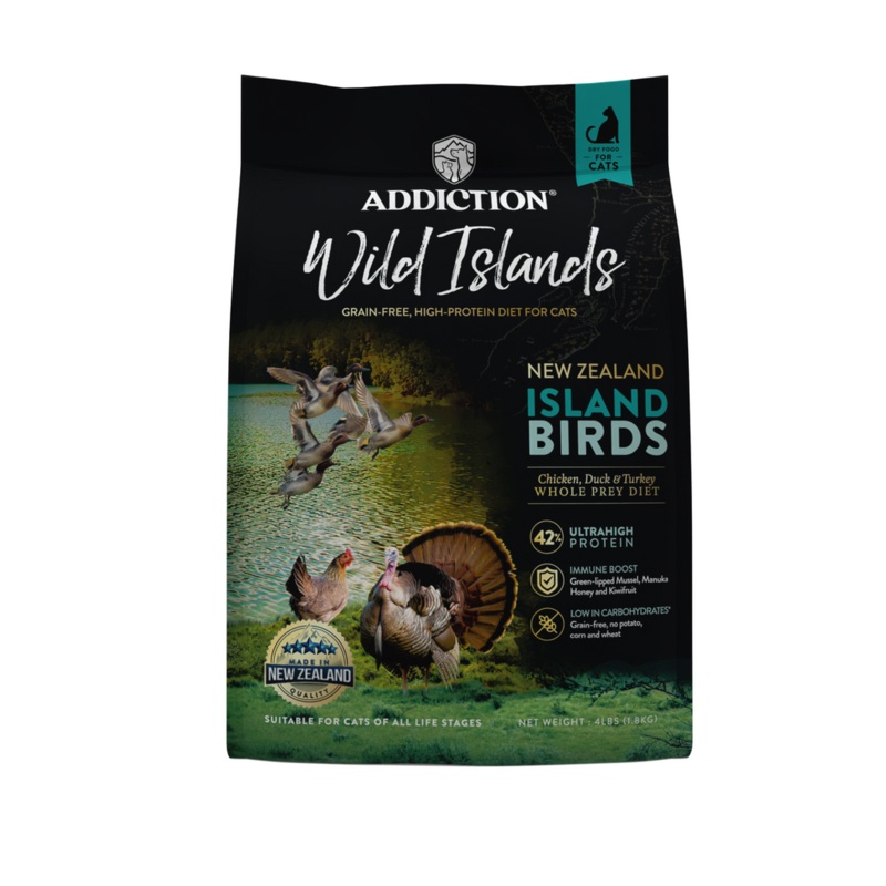 Addiction Wild Islands Birds Dry Cat Food 1.8kg