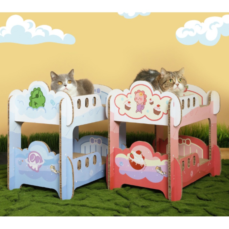 TinyPet Bunk Beds Cat Scratcher Bed