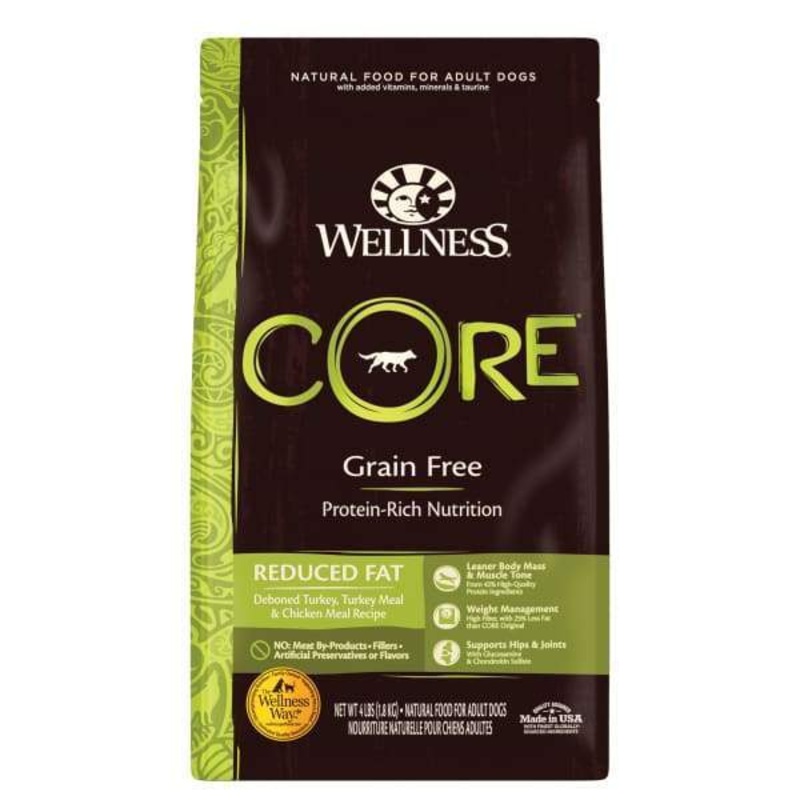[20% OFF] Wellness CORE Grain-Free Reduced Fat Formula Dry Dog Food (3 Sizes)