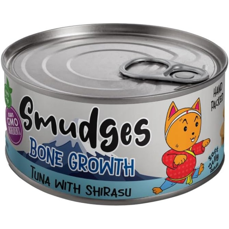 Smudges Adult Cat Tuna Flakes With Shirasu in Soft Jelly