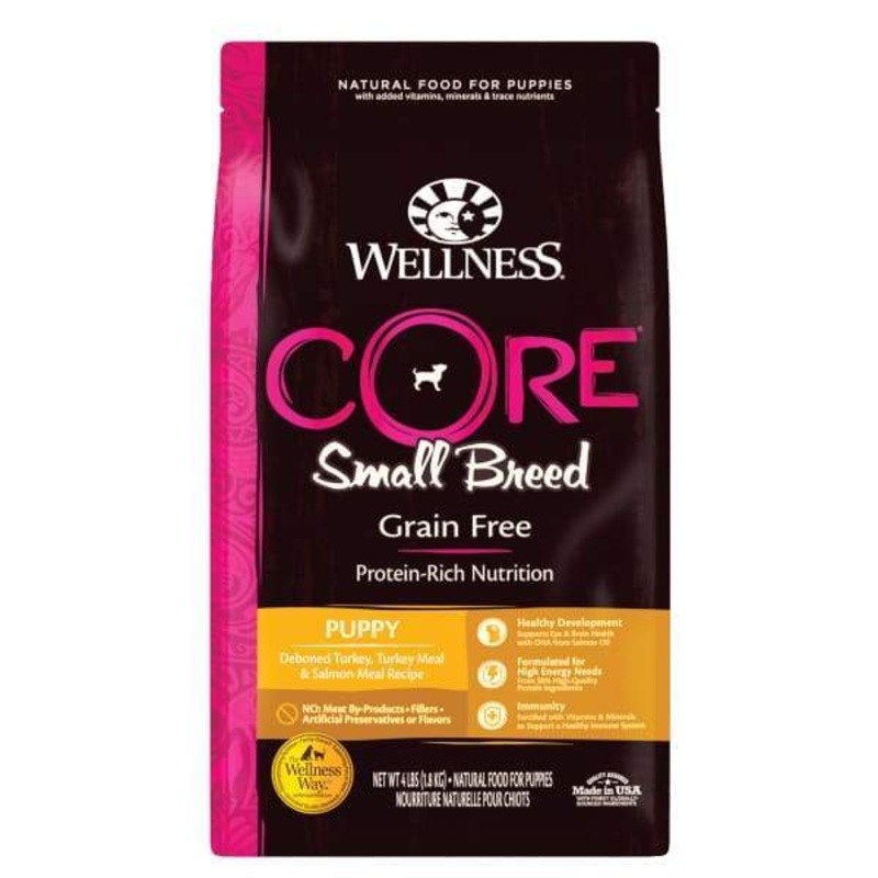 [20% OFF] Wellness Core Small Breed Grain-free Puppy Dry Dog Food (2 Sizes)