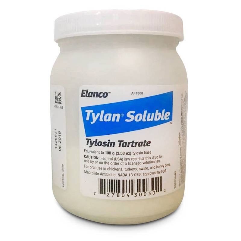 Rx Tylan Soluble Powder x 100gm bottle