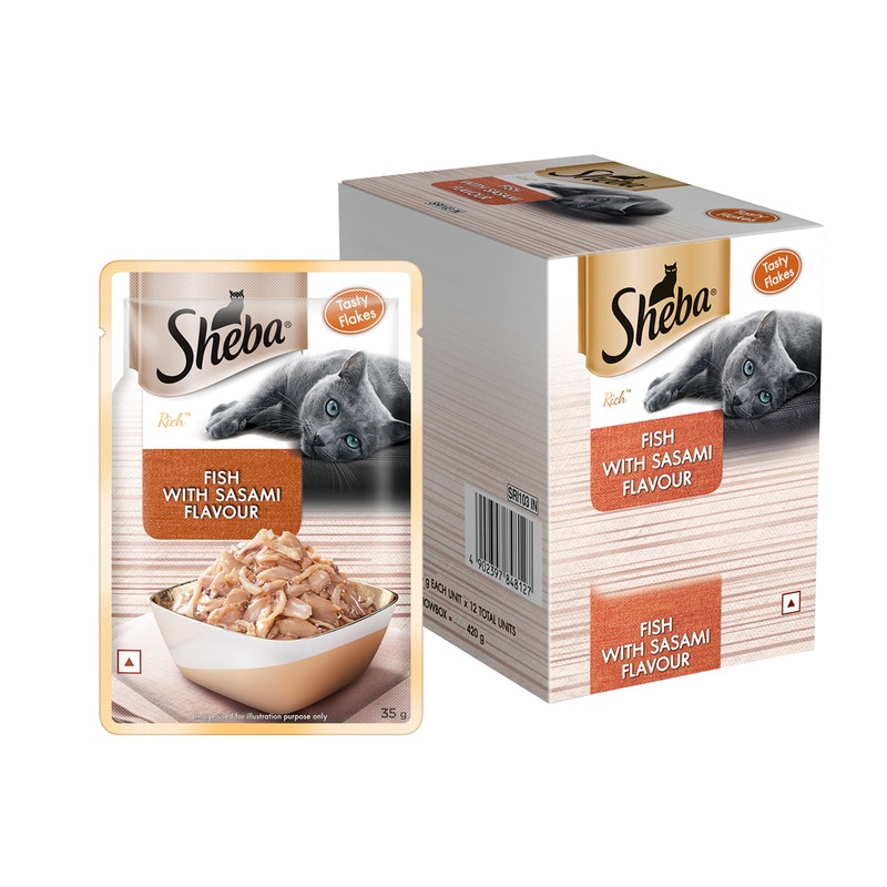 Sheba Wet Cat Food – Fish with Sasami