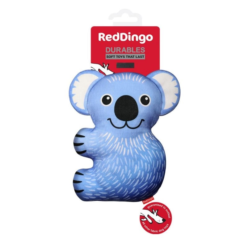 Red Dingo Durables Kim The Koala Soft Dog Toy