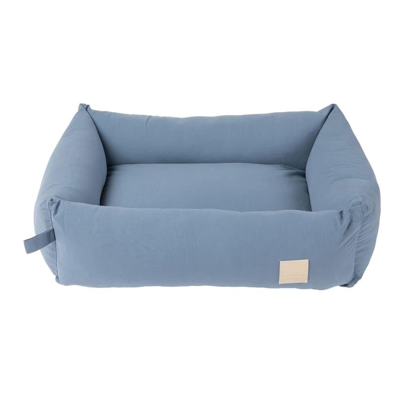 [15% OFF] Fuzzyard Life Premium Cotton French Blue Lounge Dog Bed (3 Sizes)