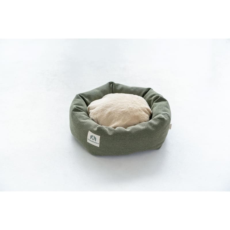 Troopets Green Reversible Round Dog Bed (3 Sizes)