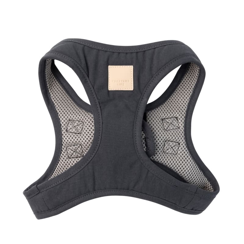 [15% OFF] Fuzzyard Life Cotton Slate Grey Dog Step-In Harness (6 Sizes)