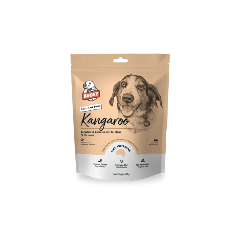 Bugsys Premium Air-Dried  Formulated Meal for Dogs Kangaroo