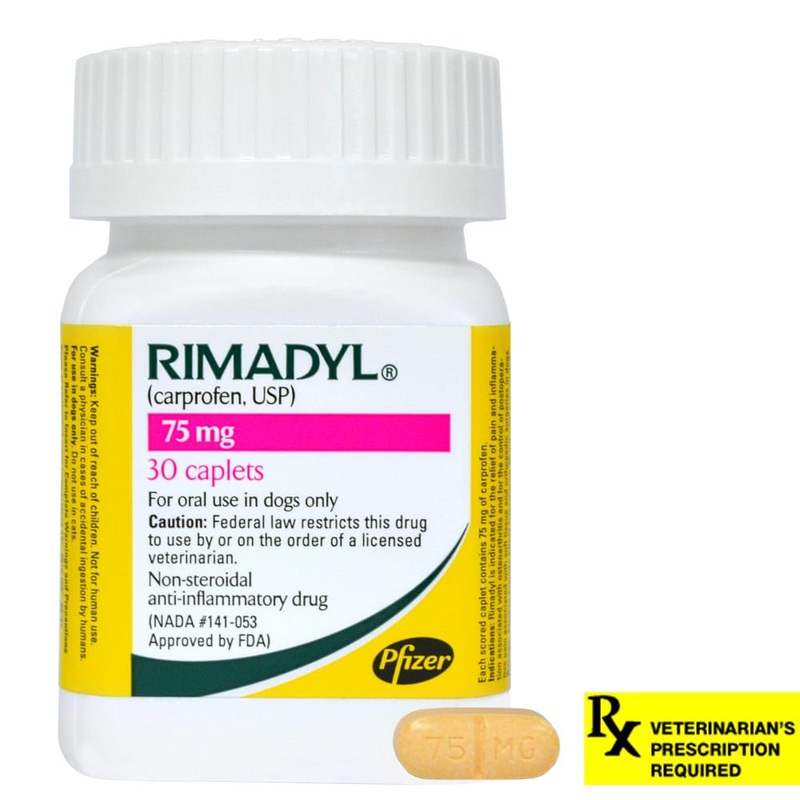 Rimadyl Rx  Caplets  75 mg x 30 ct