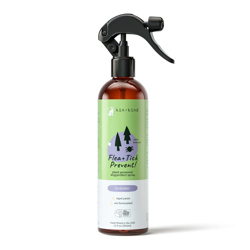 10% OFF: Kin+Kind Flea & Tick Protect Dog Spray (Lavender Scented) 12oz