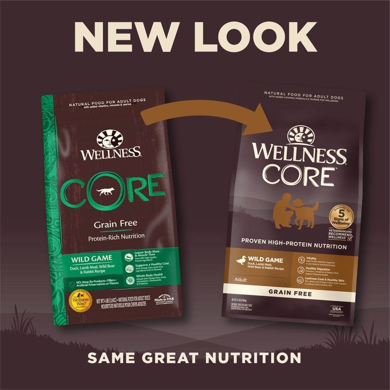 ‘FREE TREATS’: Wellness Core Grain-Free Wild Game Formula Dry Dog Food