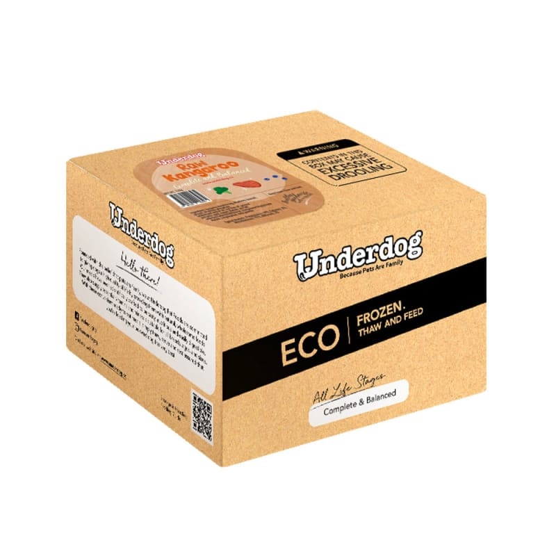 Underdog Kangaroo Raw Frozen Dog Food 3kg