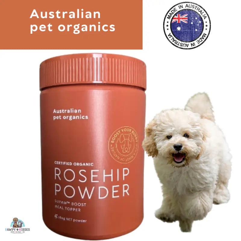 [20% OFF] AUSTRALIAN PET ORGANICS CERTIFIED ORGANIC ROSEHIP POWDER 280G