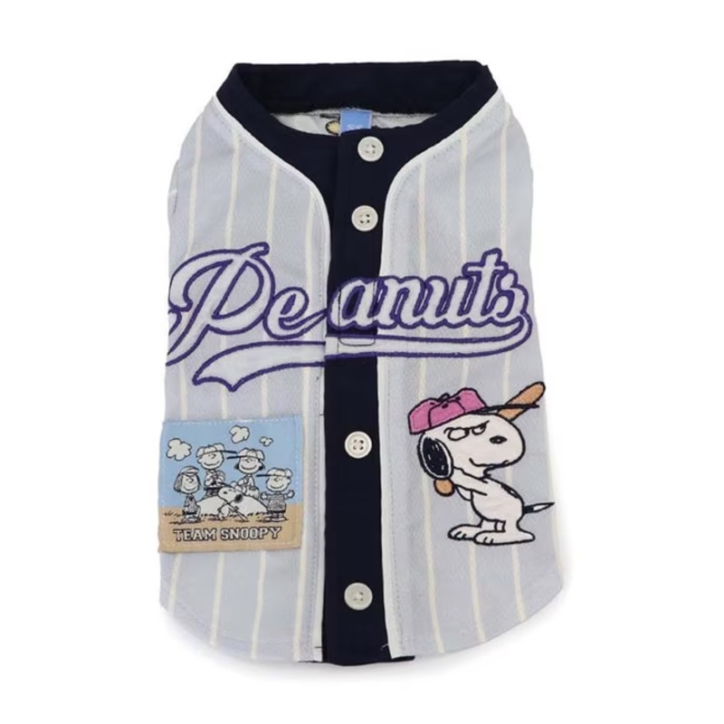 Snoopy Baseball T-Shirt ICE BLUE