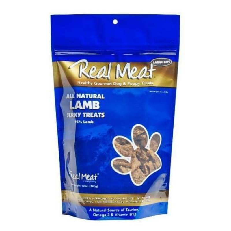 [10% OFF] Real Meat All Natural Lamb Jerky Dog Treats 4oz