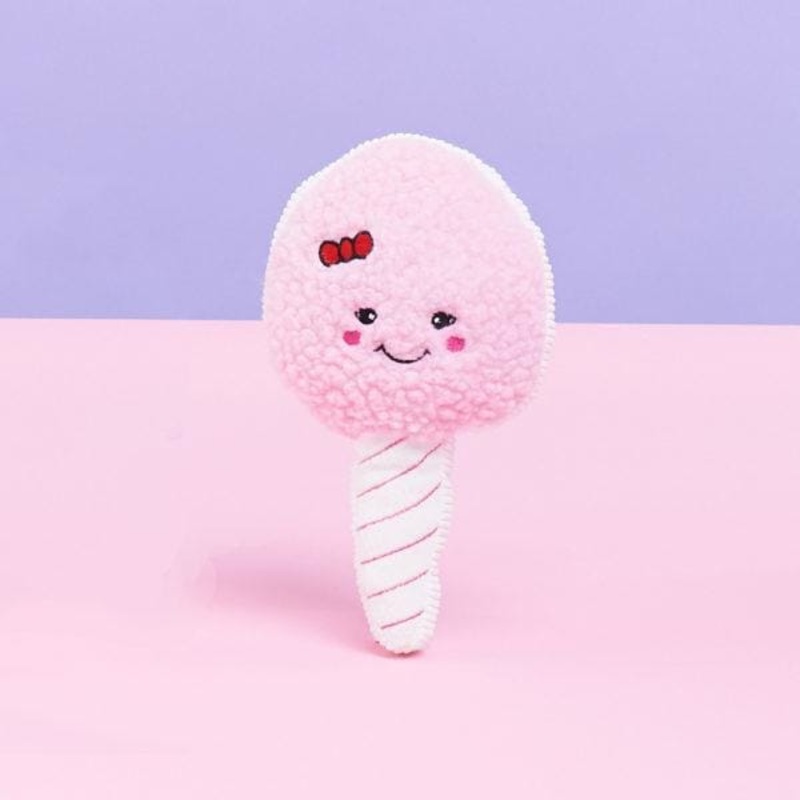 [10% OFF] ZippyPaws Squeakie Pattiez Cotton Candy Dog Toy