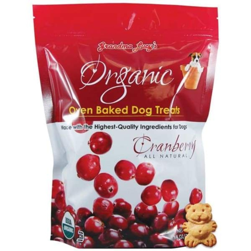[10% OFF] Grandma Lucy’s Organic Cranberry Oven Baked Dog Treats 14oz