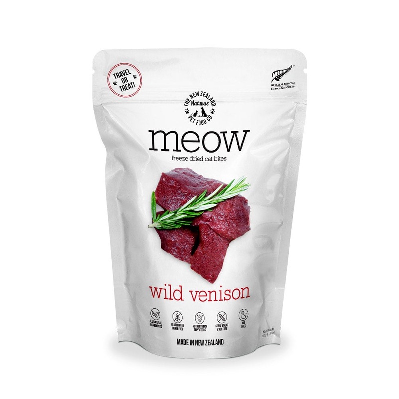 ‘BUNDLE DEAL’: MEOW Wild Venison Grain-Free Freeze Dried Raw Cat Food 280g