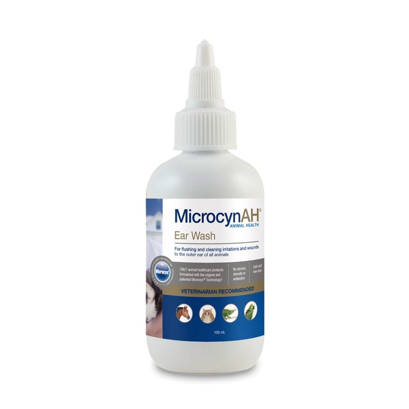 10% OFF: MicrocynAH Ear Wash For Dogs & Cats 100ml