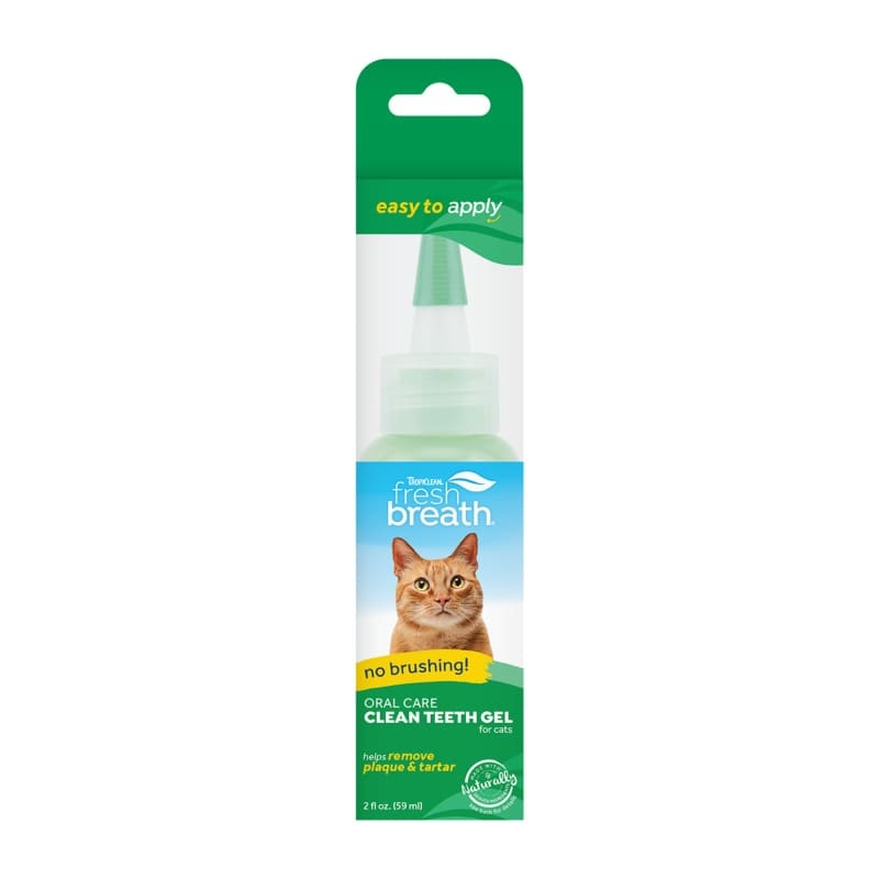 [15% OFF] Tropiclean Fresh Breath Clean Teeth Gel For Cats 2oz