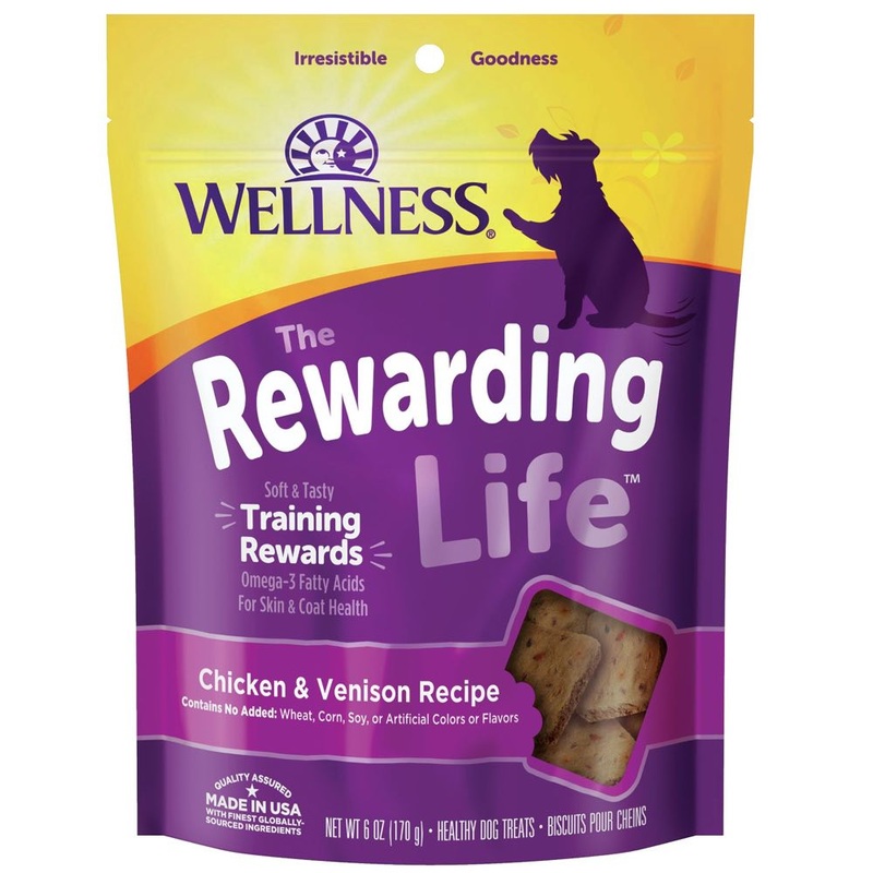 ‘28% OFF (Exp 13Dec25)’: Wellness Rewarding Life (WellBites) Chicken & Venison Grain Free Dog Treats 6oz