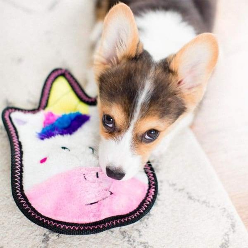 [10% OFF] ZippyPaws Z-Stitch Unicorn Dog Toy