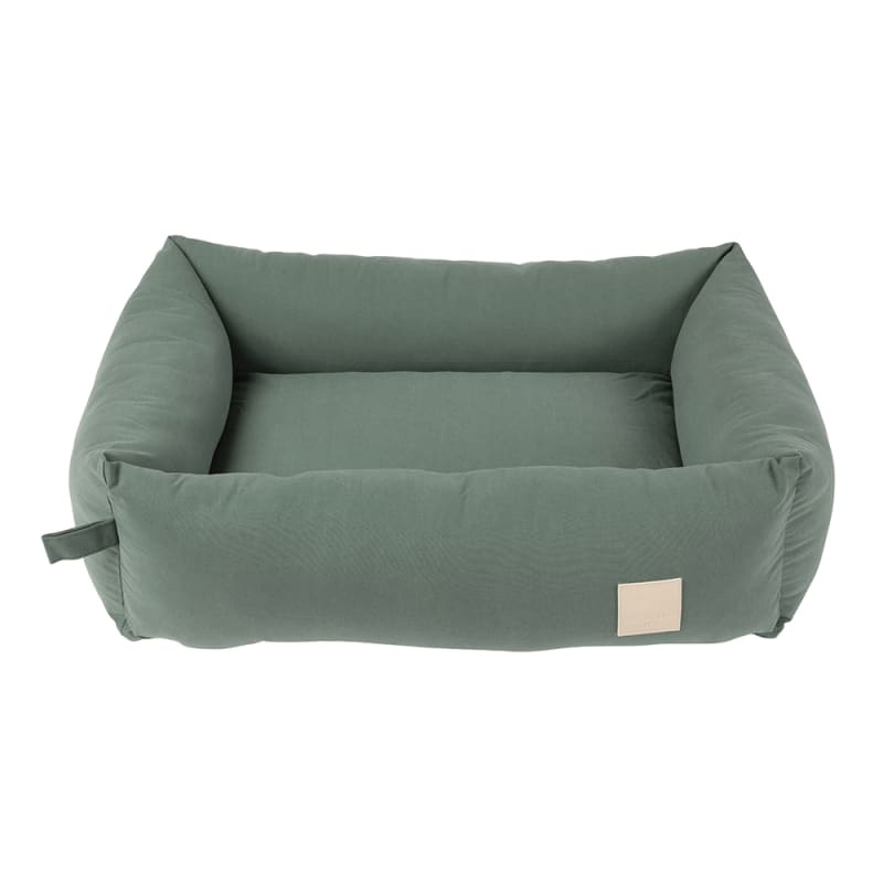 [15% OFF] Fuzzyard Life Premium Cotton Myrtle Green Lounge Dog Bed (3 Sizes)