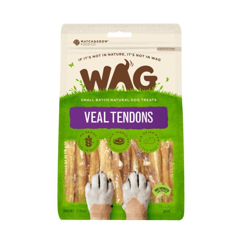 WAG Veal Tendons Air Dried Dog Treats 200g