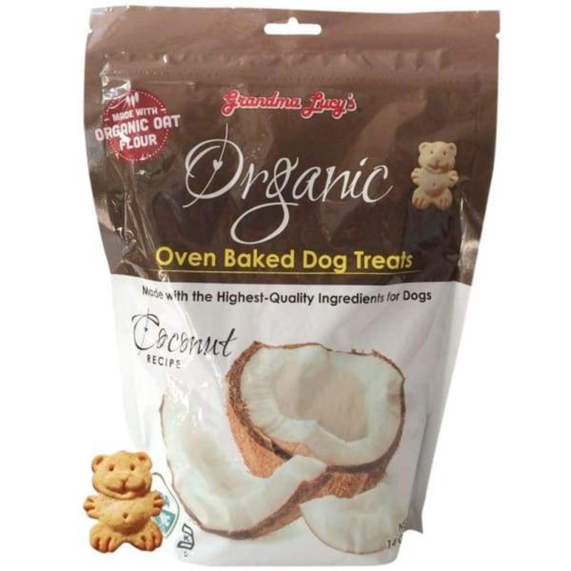 [10% OFF] Grandma Lucy’s Organic Coconut Oven Baked Dog Treats 14oz