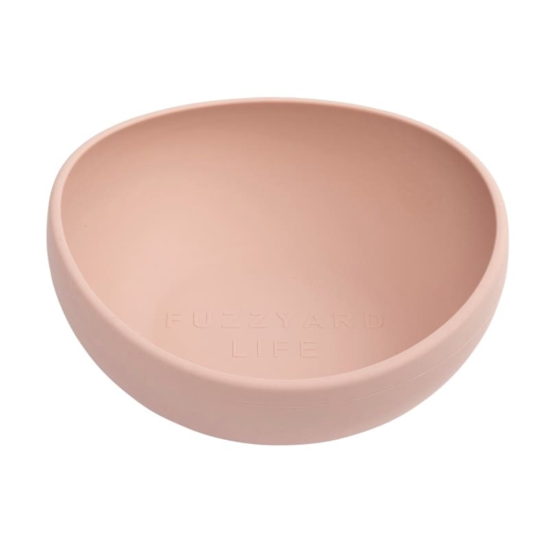 [15% OFF] Fuzzyard Life Soft Blush Silicone Feeding Dog Bowl (3 Sizes)