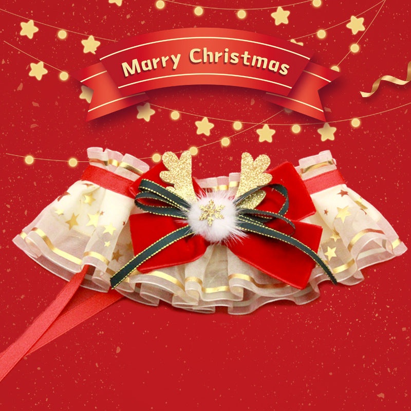 Xmas Bib Reindeer Ribbon|XS|S|M|L|XL|XXL