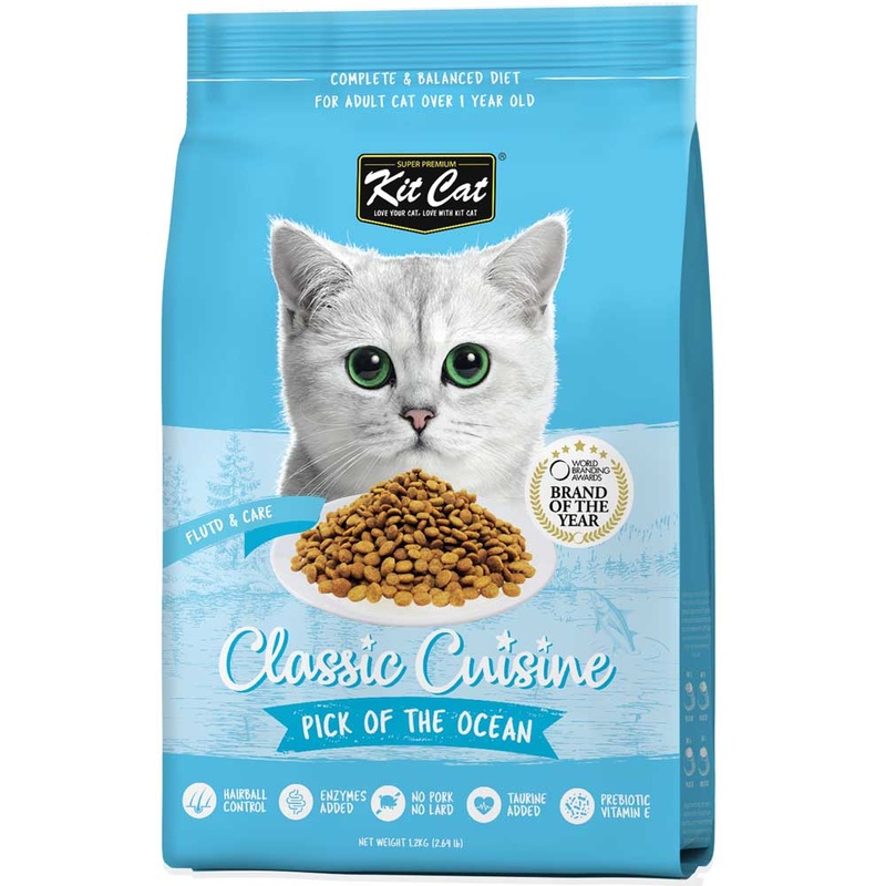 ‘$16 OFF 5kg (Exp 9Jan26) + FREE TREATS’: Kit Cat Pick Of The Ocean Dry Cat Food