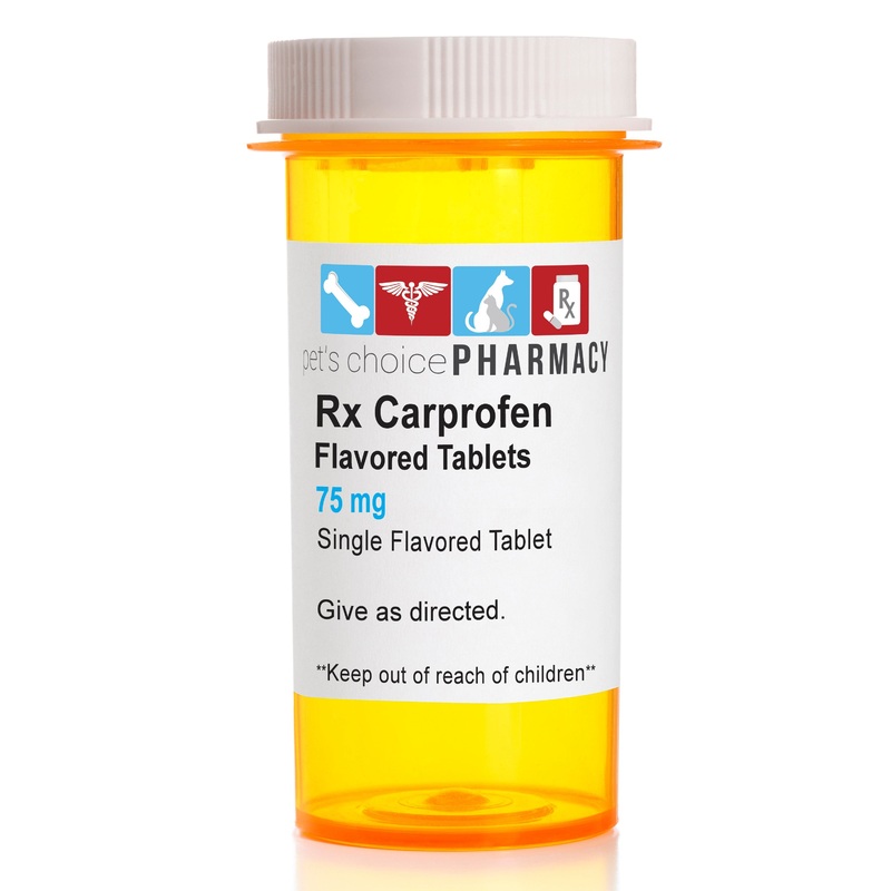 Rx Carprofen Flavored Tablets 75mg,  Single Tablet