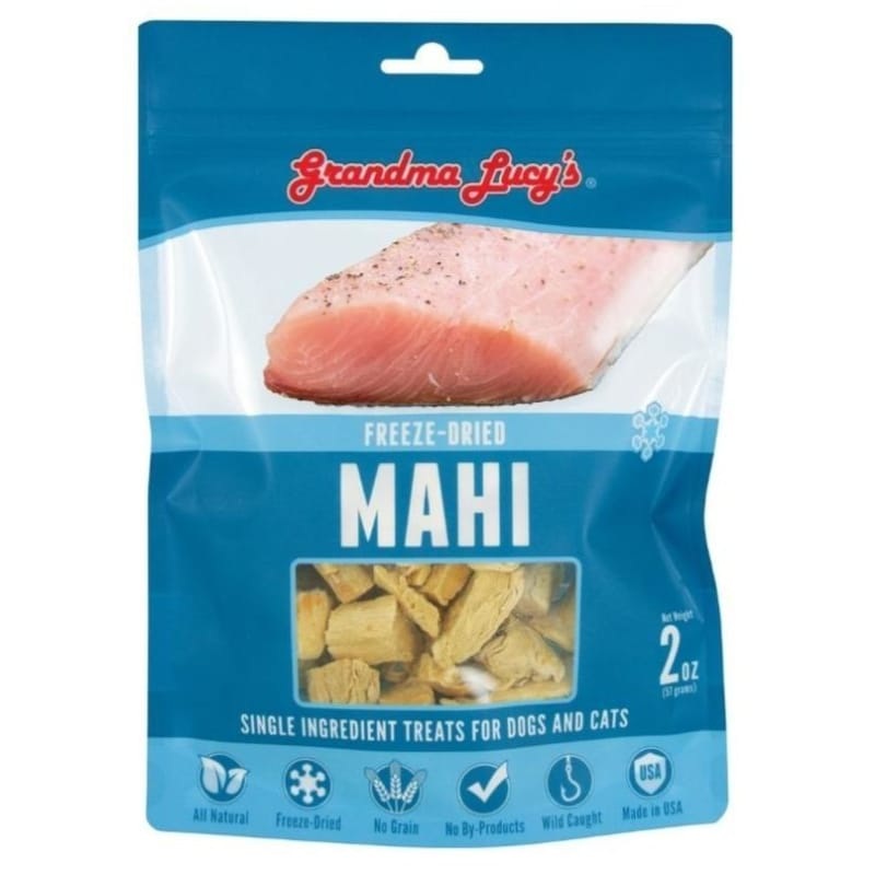 [10% OFF] Grandma Lucy’s Singles Mahi Freeze-dried Cat & Dog Treats 2oz
