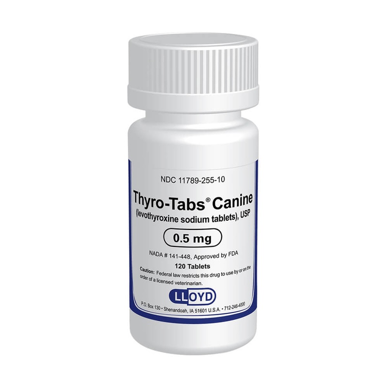 Rx Thyro-Tabs 0.5 mg x 120 tablets